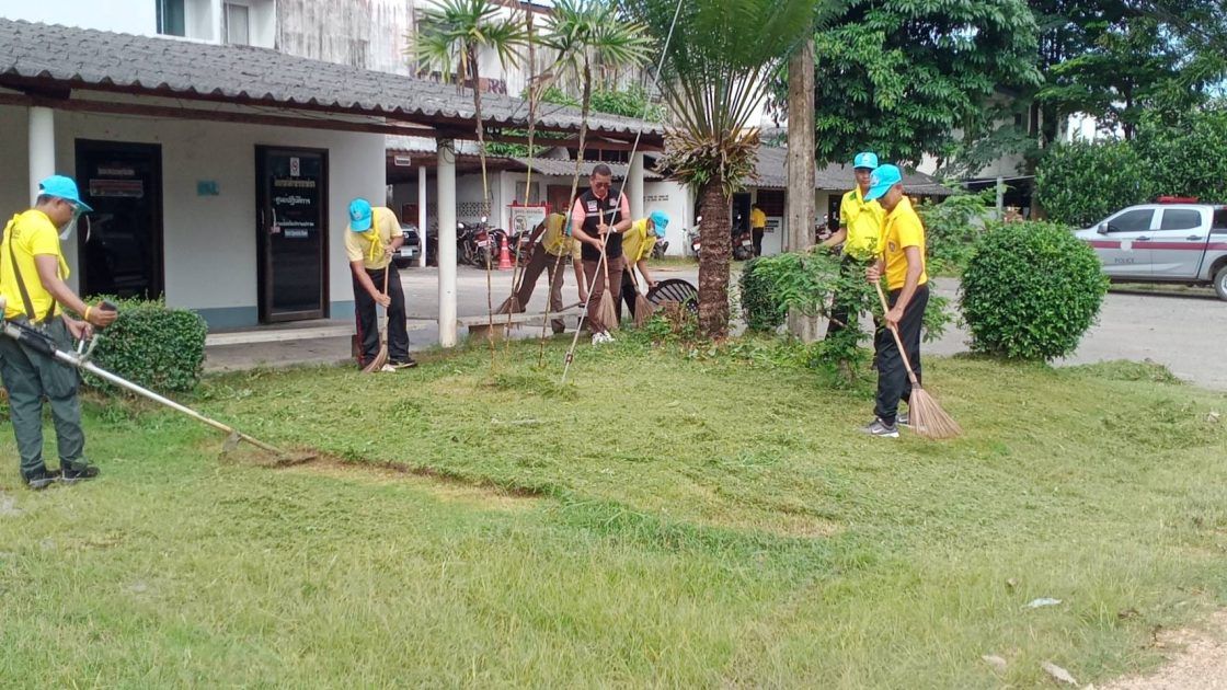 จิตอาสา สถานีตำรวจภูธรควนเนียง