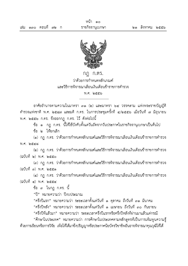 กฎ-ก.ตร.ว่าด้วยการกำหนดหลักเกณฑ์และวิธีการพิจารณาเลื่อนเงินเดือนข้าราชการตำรวจ-พ.ศ.2556.pdf
